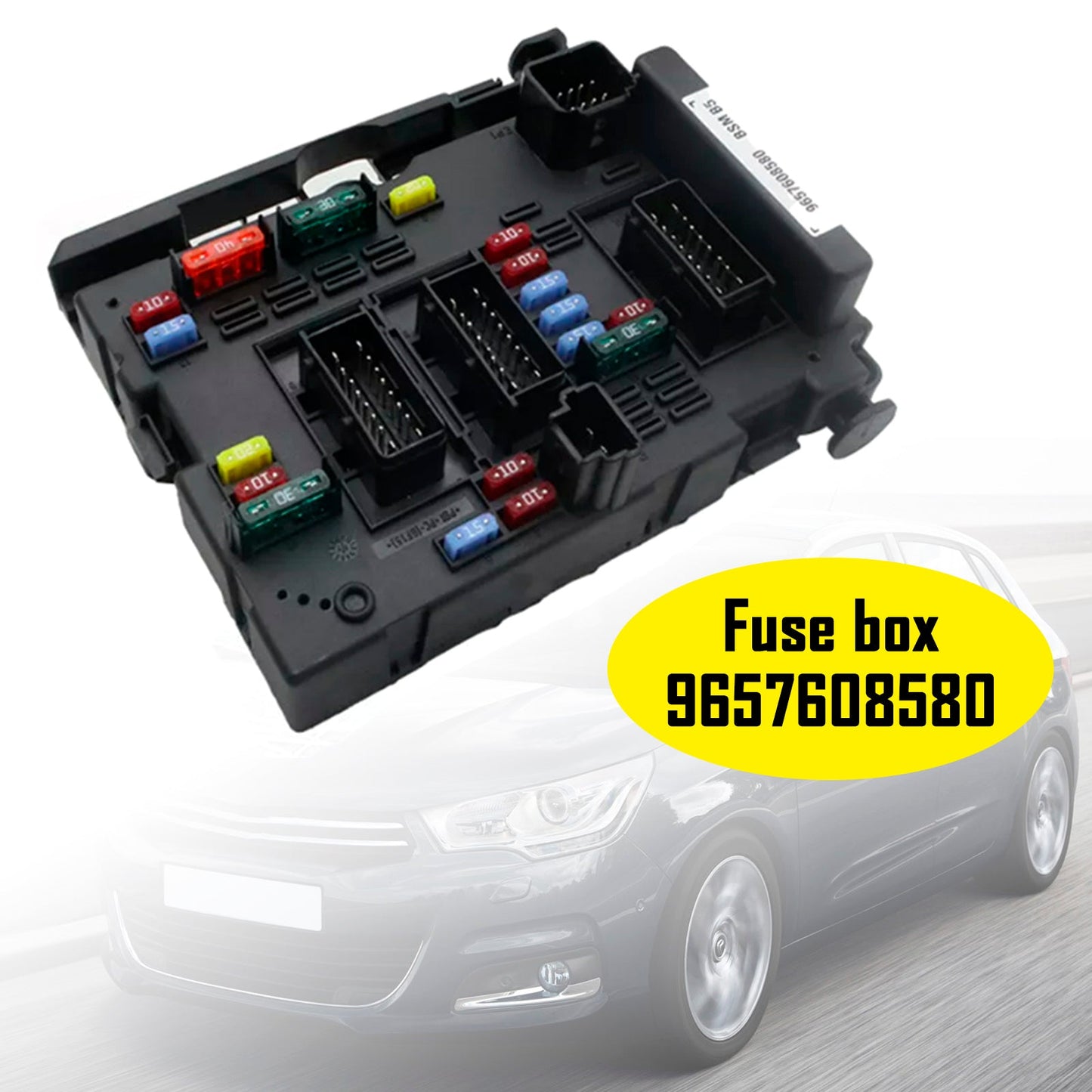 Fuse Box Module BSM 9657608580 For Citroen C3 C5 C8 Peugeot 206 307 406