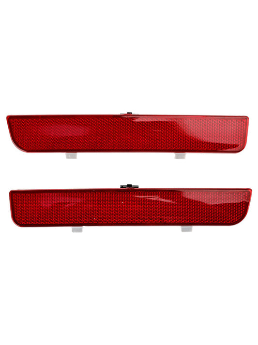 2x Red Rear Bumper Reflector Stop Brake Light LR006348 LR006349 For Range Rover L322 Freelander 2