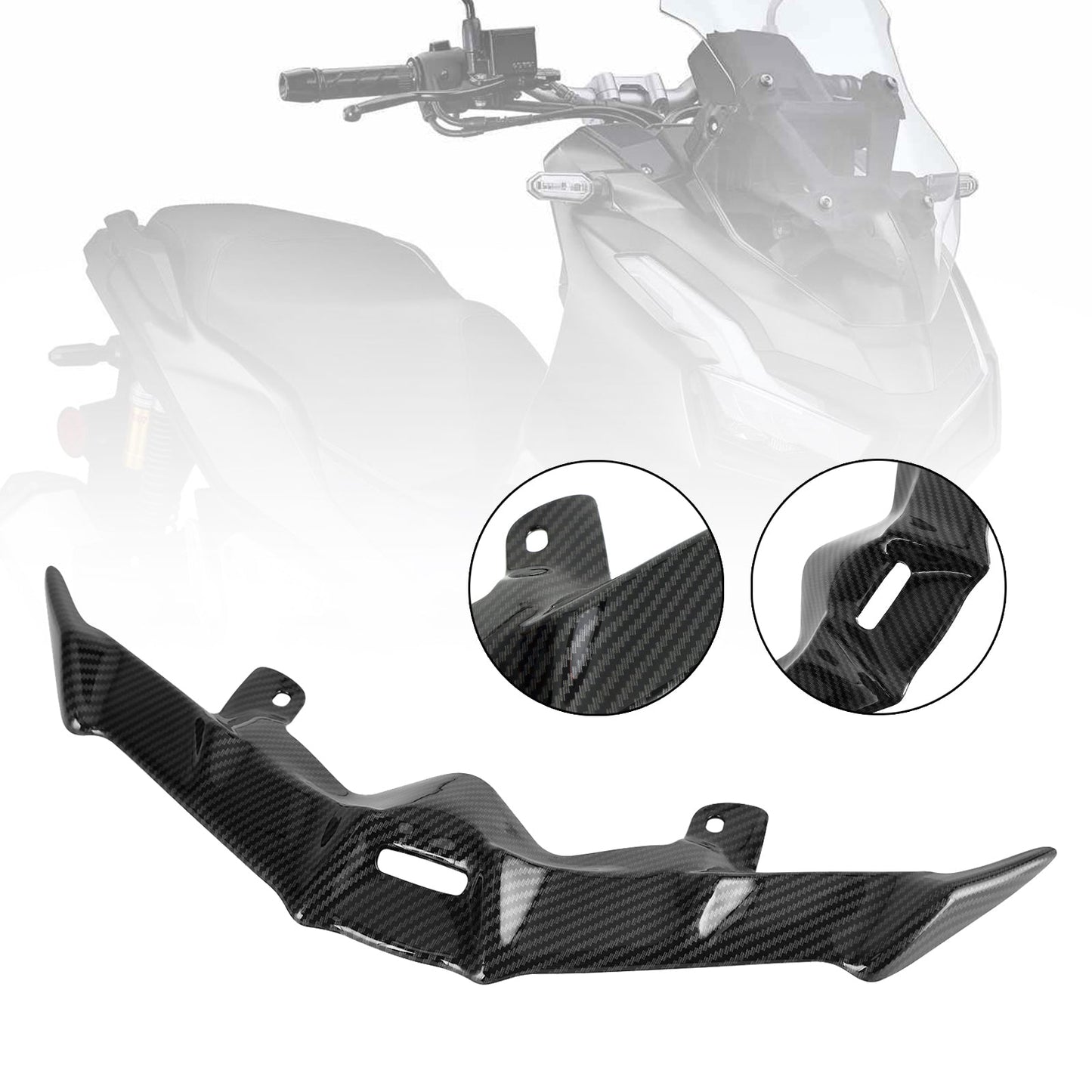 19-23 HONDA ADV150 ADV160 Front Fender Beak Nose Cone Extension