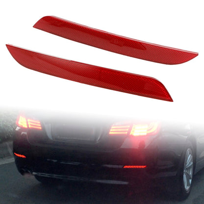 BMW 5-Series F10 F18 10-13 Rear Bumper Reflective Marker Lamp Light Reflector 63147203237 63147203238