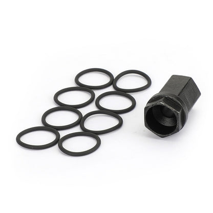 Nipple Cup Socket Kit 1/2" Drive Oil Rail Ball Tube Repair fit Ford 03-07 6.0L