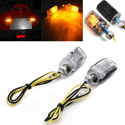 LED Micro Mini Tiny Small Indicators Turn Signals Motorcycle MotorBike Champoo