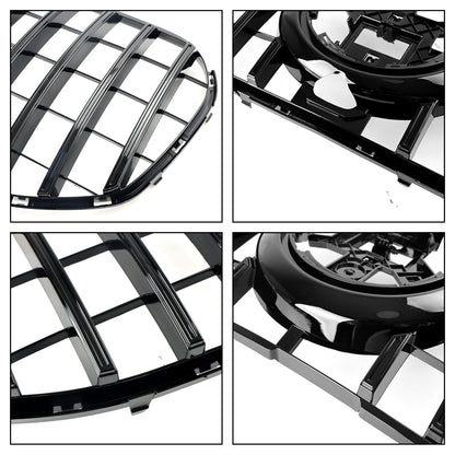 2020-2023 Benz GLS-Class X167 GLS450/580 GT Front Bumper Mercedes Grille Black GT Style Grill