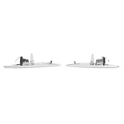 BMW F25 F26 X3 Pair Chrome Front Side Fender Trim Finisher 51117338569 51117338570