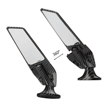 Honda 03-12 CBR600RR & 11-14 CBR600F Swivel Wing Fin Rearview Mirrors