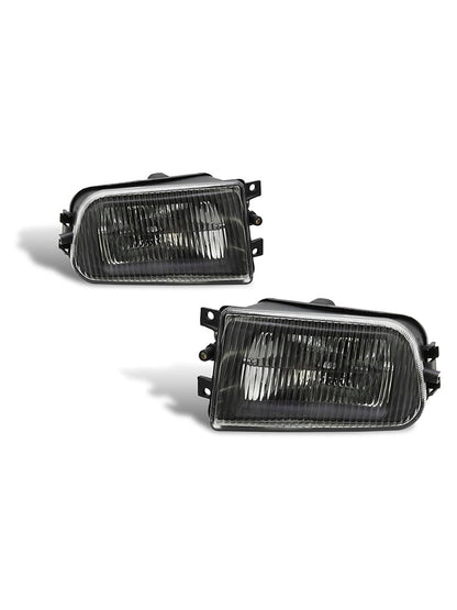 1997-2000 BMW E39 5 Series 528i 540i Pair Front Bumper Fog Light Lamps Without Bulbs 63178360575 63178381977