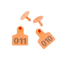 001-100 Number-Ear Tag For Animal Livestock Cattle Cow Pig Label Green