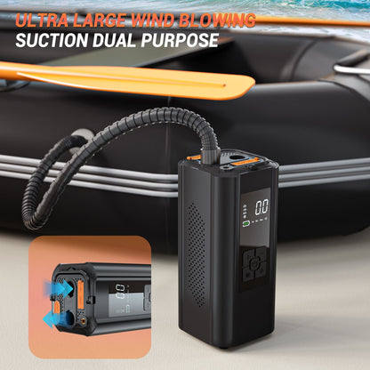 Tire Inflator Portable Air Compressor 150PSI Auto Air Pump for Car Tires DC4.8V Electric Tire Air Pump