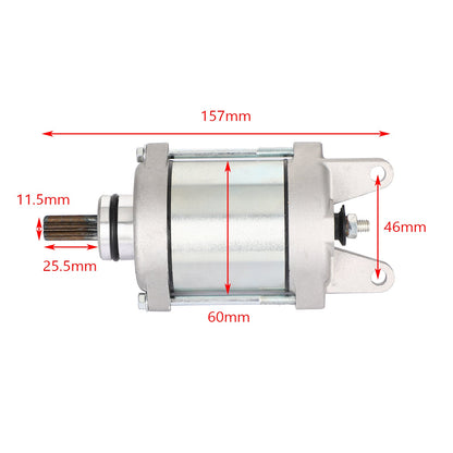 Kawasaki ER250 Z250 13-14 KLE300 Versys-X 300 17-20 EX300 Ninja 300 13-17 Starter Engine Starting 9-Spline Champoo