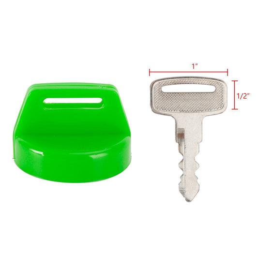 5PCS Green Ignition Key Cover w/Nut For Polaris RZR XP 570 800 900 1000 5433534