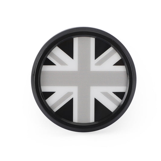 BMW MINI Cooper Black & White UK Flag Grille Front Grill Emblem Badge