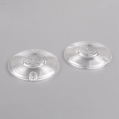 Turn Signal Light OEM Flat Lens For Harley Touring Road King Glide Electra Clear Champoo