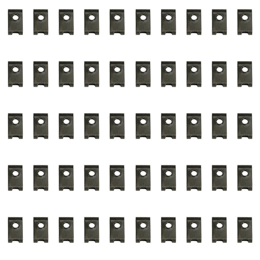 50x Motorcycle Faring Bolt Nut Zinc-plated Screw Clip Speedclips 5mm For Honda