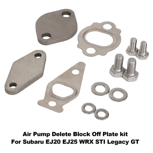 Air Pump Delete Block Off Plate kit For Subaru EJ20 EJ25 WRX STI Legacy GT