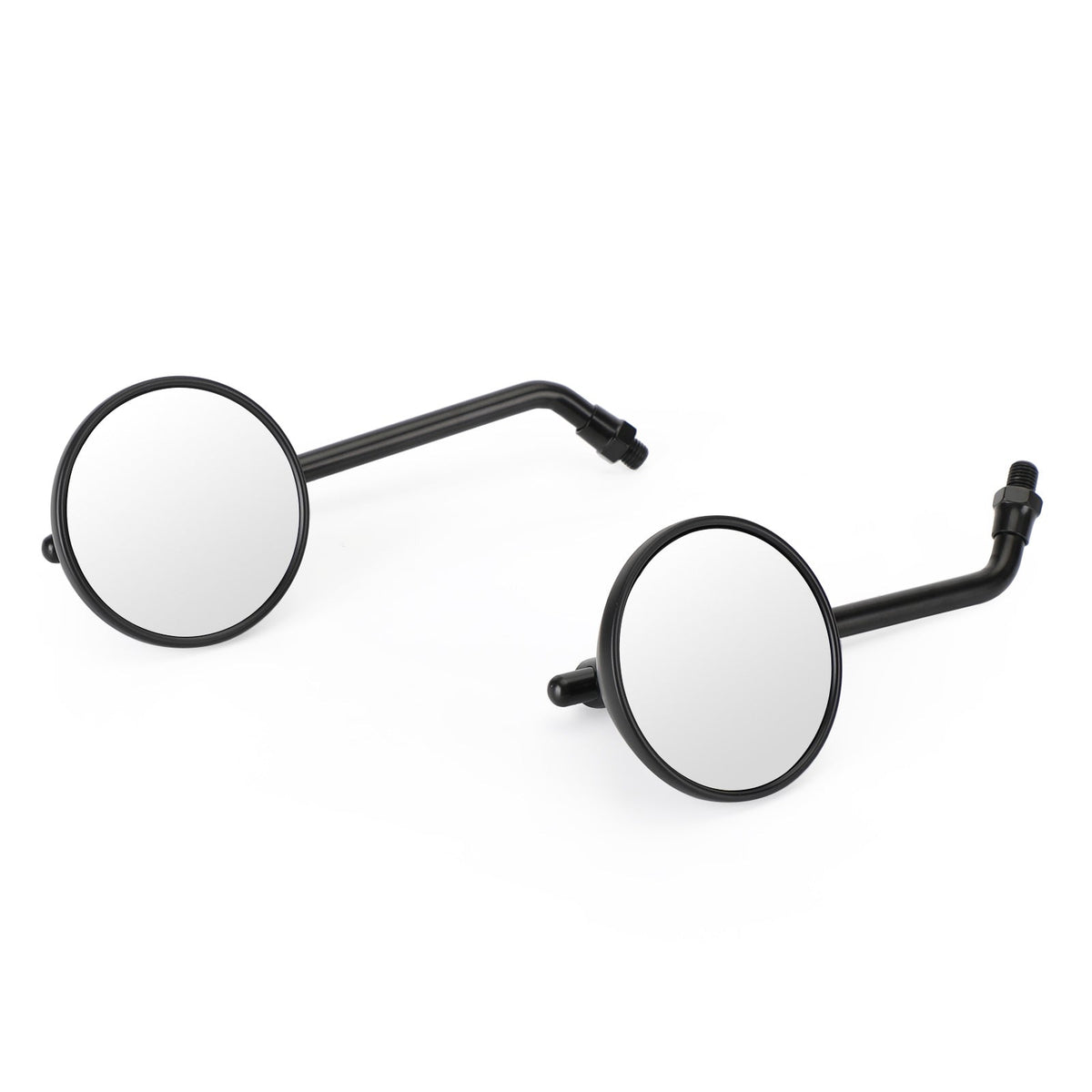 Classic Style Right & Left Black Mirror 10mm R/H For Honda CB Shadow Cruiser