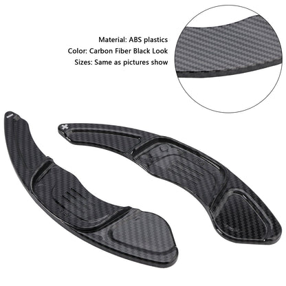 2015-2020 Volkswagen MK7 MK7.5 Golf Golf-R GTI Carbon Look Steering Wheel Paddle Shifter Extension Covers