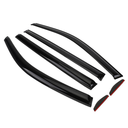 Car Window Sun Rain Guard Visors Kit 6PCS For Toyota RAV4 2013-2018