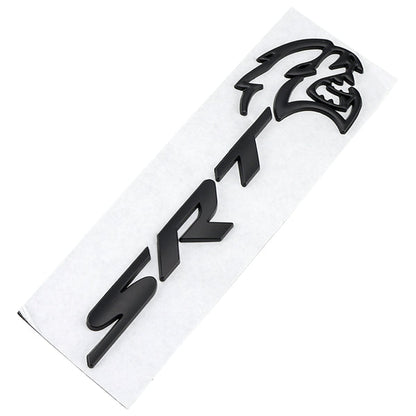 Challenger Trunk Lid Badge Rear Tailgate SRT Hellcat Decal Emblem Black