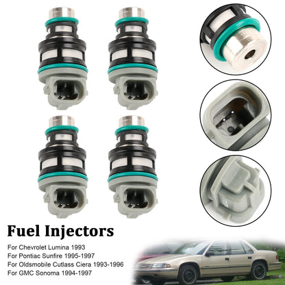 1992-1996 Chevrolet Corsica 4PCS Fuel Injectors 17113124 17113197