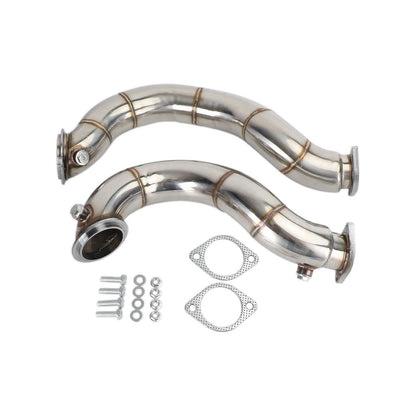2011-13 BMW E92 335is 3 inch Stainless Steel Exhaust Downpipe Pipes compatible
