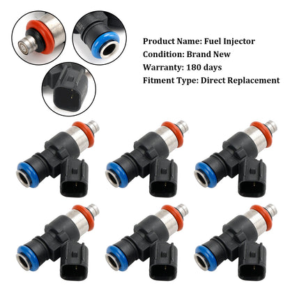 2009-2012 Ford Escape Fusion 3.0L 6PCS Fuel Injector 0280158189 FJ998 9L8E-A5A