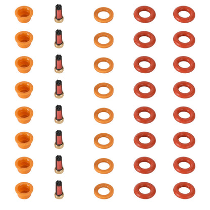 1992-1994 Ford E-350 Econoline/E-350 Econoline Club Wagon 7.5L V8 8 set Fuel Injectors Rebuild Repair Kit 0280150943