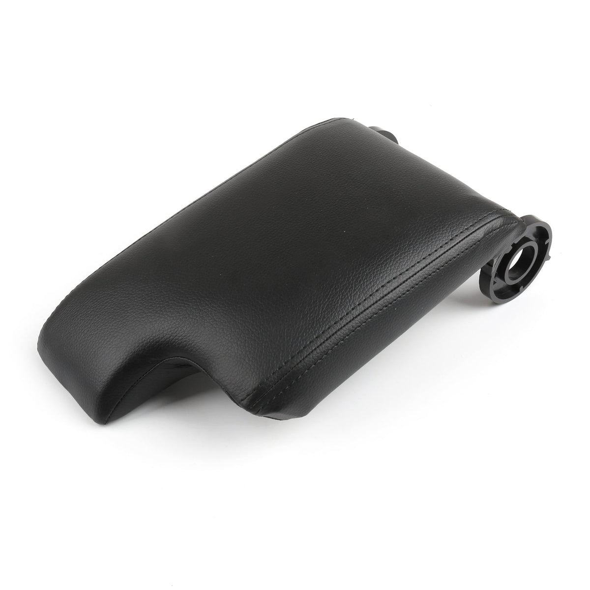 BMW E46 3 Series 98-06 Black Leather Armrest Center Console Lid Cover