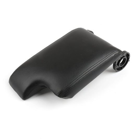 1998-2006 BMW E46 3 Series Leather Armrest Center Console Lid Cover Black