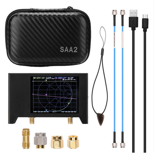 3G 2.8" Vector Network Antenna Analyzer 50kHz-3GHz Shortwave NanoVNA V-Two