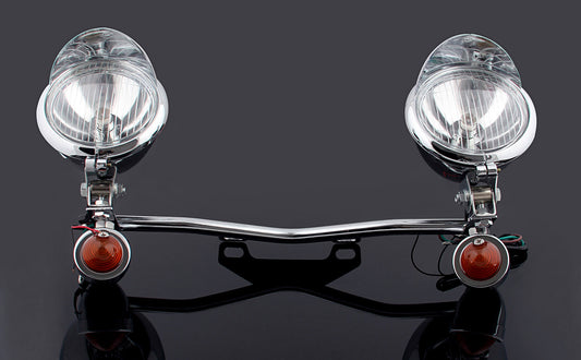 Driving Passing Turn Signal Spot Light Bar For Honda Yamaha Suzuki Kawasaki Champoo