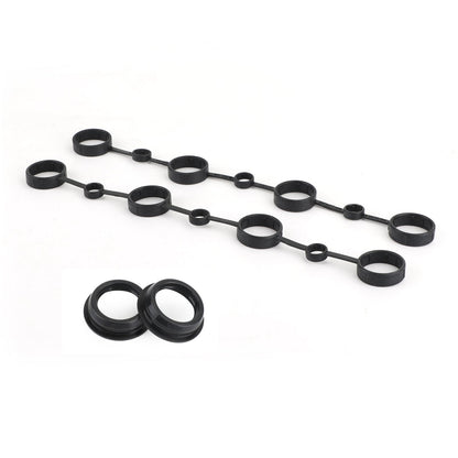 Cayenne V8 Left & Right Valve Cover Gasket Set Spark Plug Seals Cam Gasket