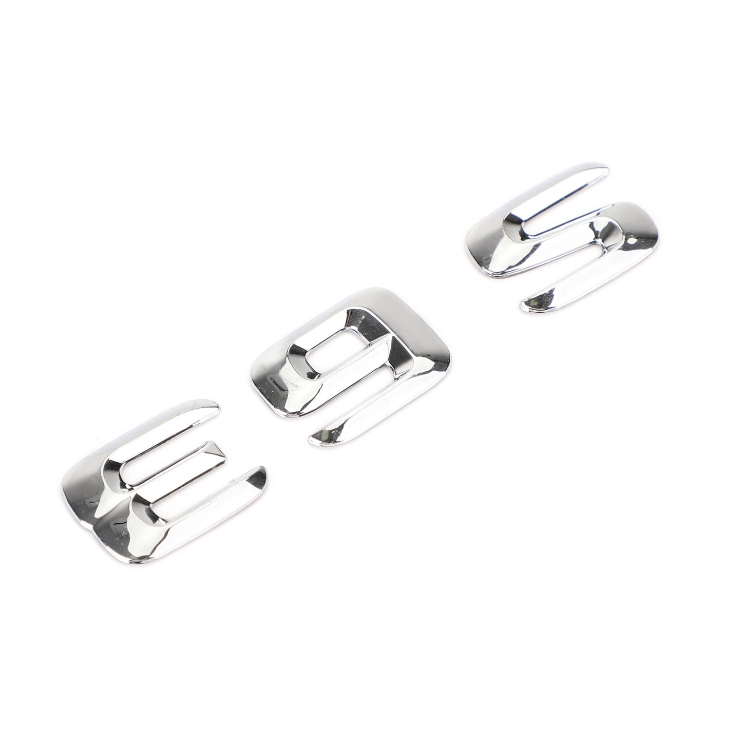 Rear Trunk Emblem Badge Nameplate Decal Letters Numbers Fit Mercedes S63 Chrome