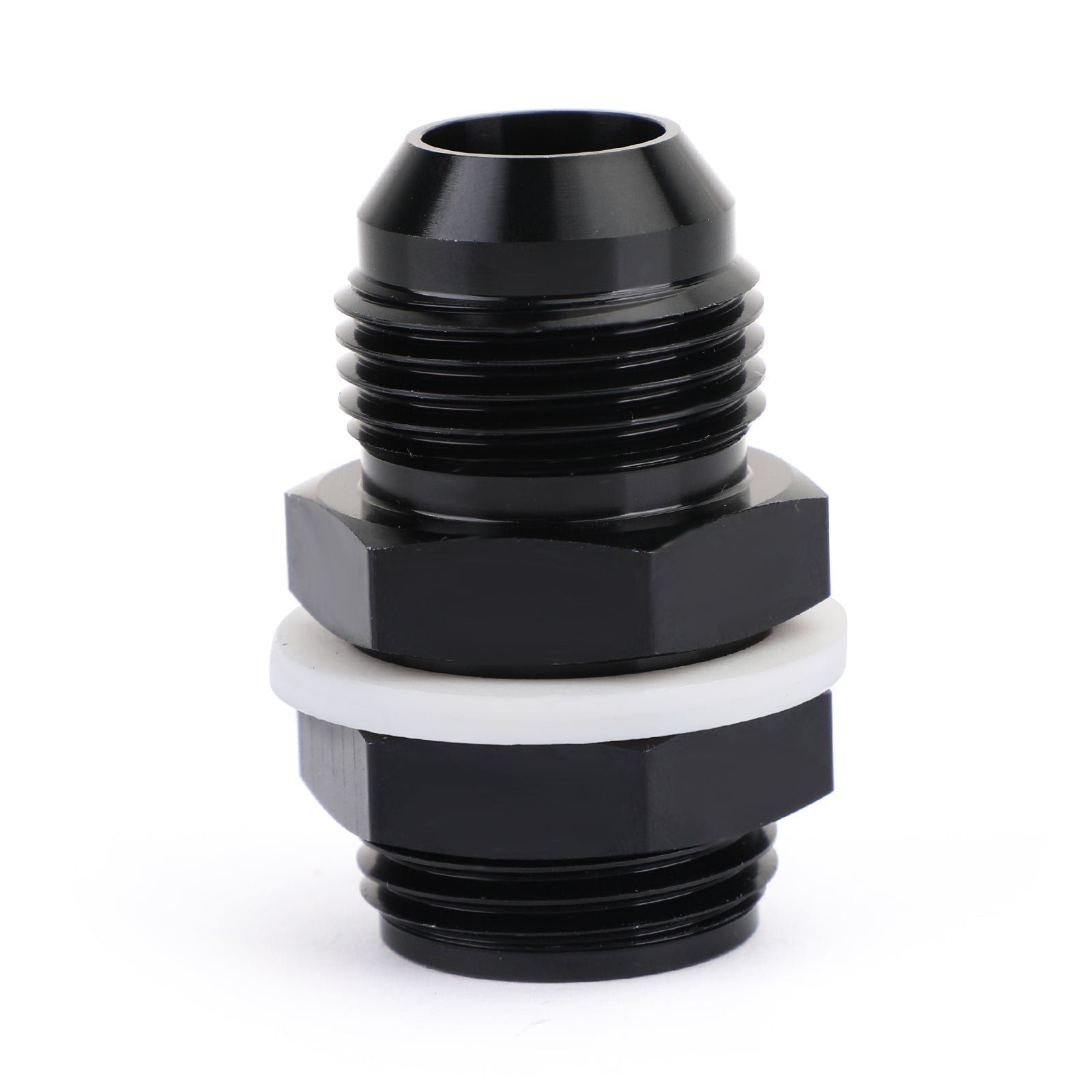 12 AN AN12 Flare Fuel Cell Bulkhead Fitting With Washer Black – Champoo