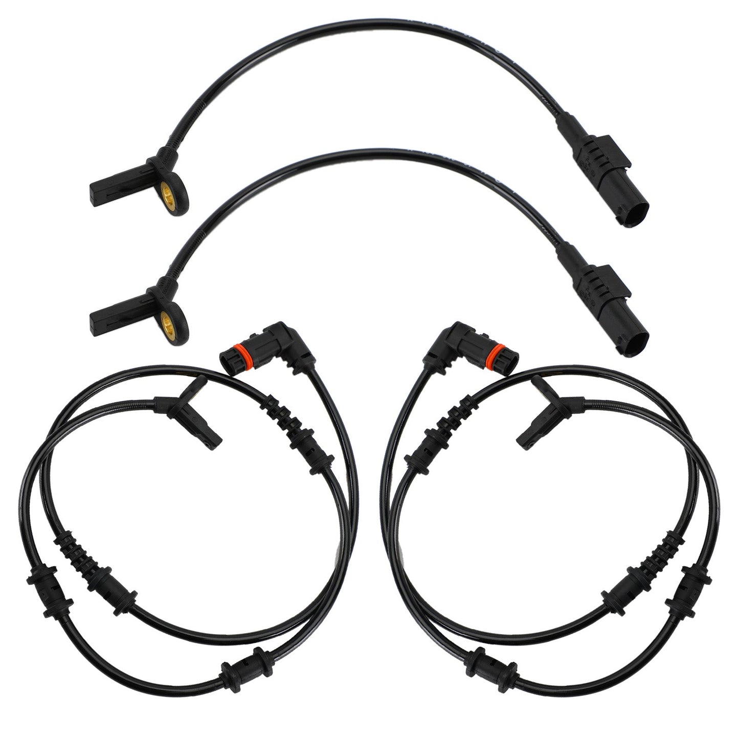 Mercedes-Benz W164 ML350 ML320 Set 4pcs Front Rear ABS Speed Sensor
