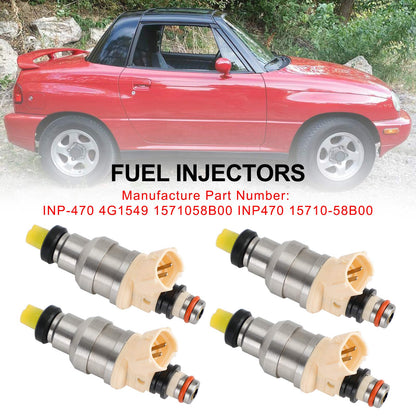 Fuel Injectors 4G1549 1571058B00 INP470 Fit 1998 Chevrolet Tracker