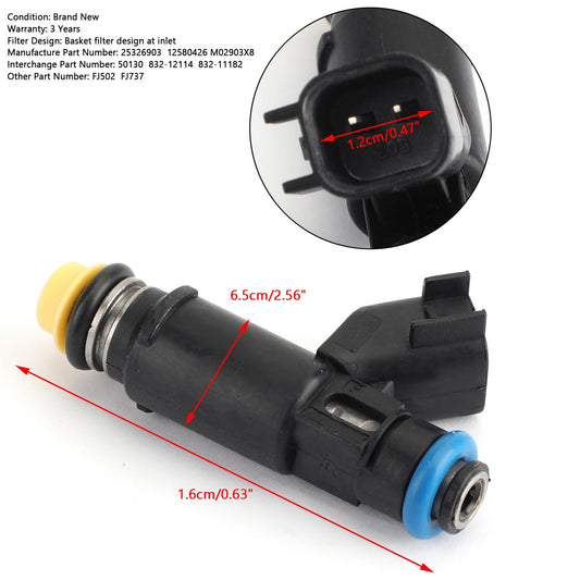 2002-2007 Chevrolet Tahoe 8PCS Fuel Injectors 25326903 12580426 M02903X8