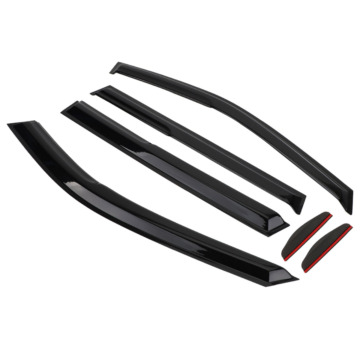 Car Window Sun Rain Guard Visors Kit 6PCS For Toyota RAV4 2019-2020