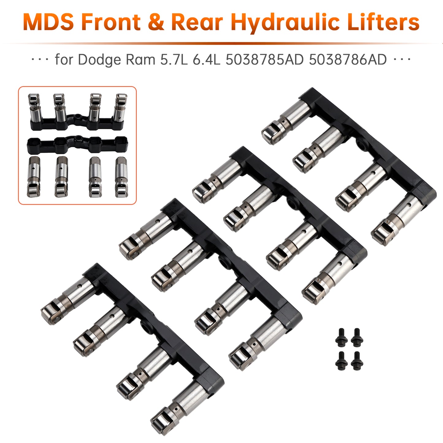 2006–2023 Chrysler 300 6.4L / 5.7L models 5038785AD MDS Front & Rear Hydraulic Lifters