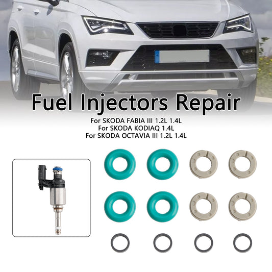 Seat Ateca Ibiza 4Pcs Fuel Injector Service Kit O-Ring 0261500354 04E906036E