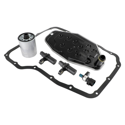 2002-2018 Dodge Pickup/RAM 1500 45RFE 545RFE 68RFE Transmission Sensors Set Wiht 4WD Filter Kit Pan Gasket 99-UP