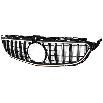 2015-2021 Mercedes Benz C-Class W205 C200 C250 C300 C350 Chrome Front Bumper Grill Grille W/LED