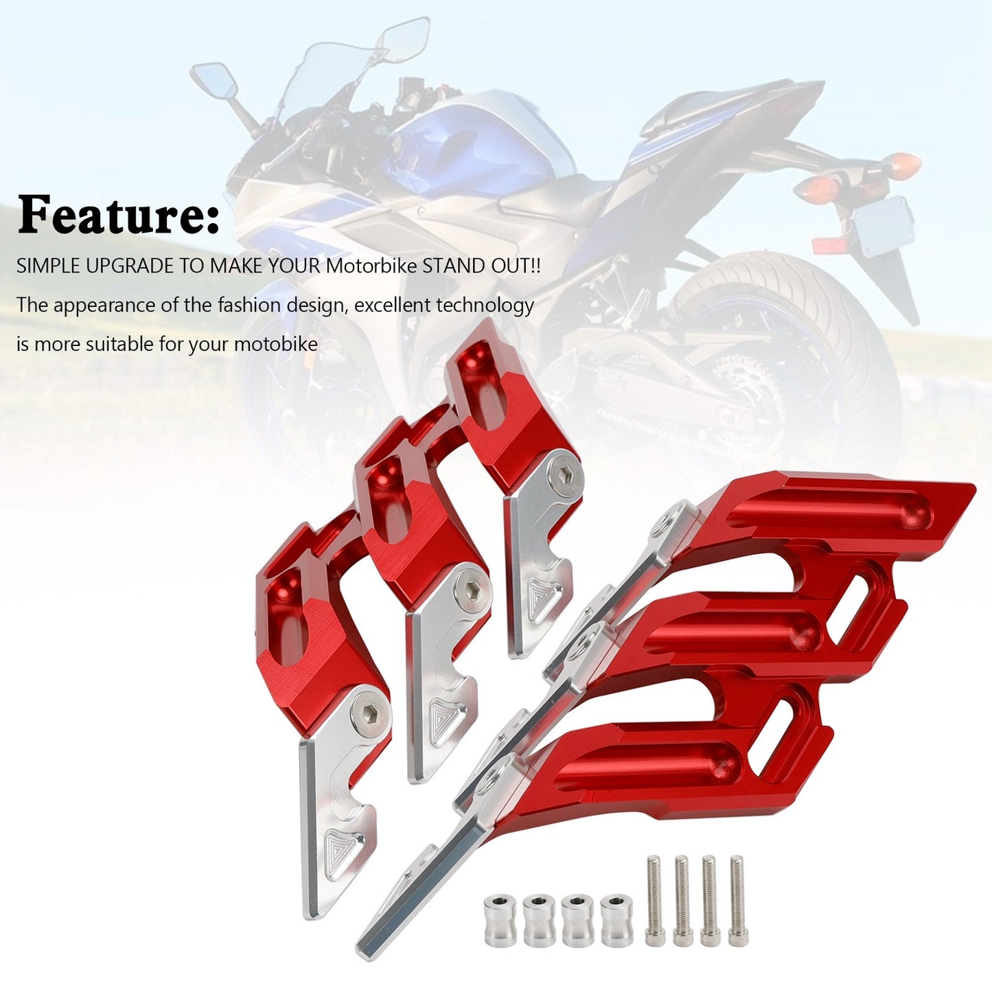 2018-2022 YAMAHA YZF-R15 V3 V4 CNC Front Fork Fender Side Mudguard Sliders
