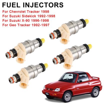Fuel Injectors 4G1549 1571058B00 INP470 Fit 1998 Chevrolet Tracker