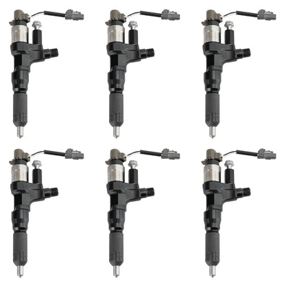 Hino 3.8L 4.7L 5.0L 6.5L 7.7L 6PCS Fuel Injectors 095000-6593 CB84034501S 095000-6594
