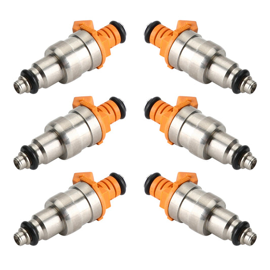 1987-1998 Cherokee I6 4.0L 6PCS Fuel Injectors 33007127 53003956 53030343