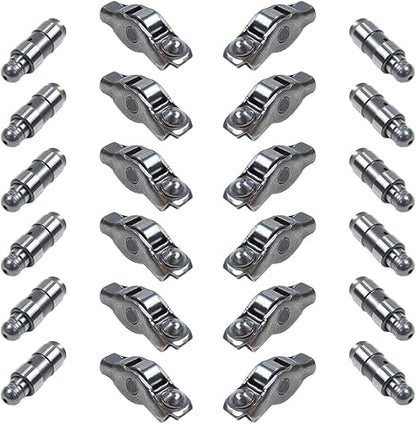 2011-2020 Dodge Challenger 3.6L 12PCS 5184296AH Rocker Arms & 12PCS 5184332AA Valve Lifters Lash Adjusters