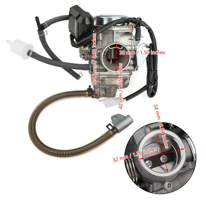 GY6 125 150cc Scooter ATV Kazuma Baja Kymco Taotao SunL Tank Carburetor Carb