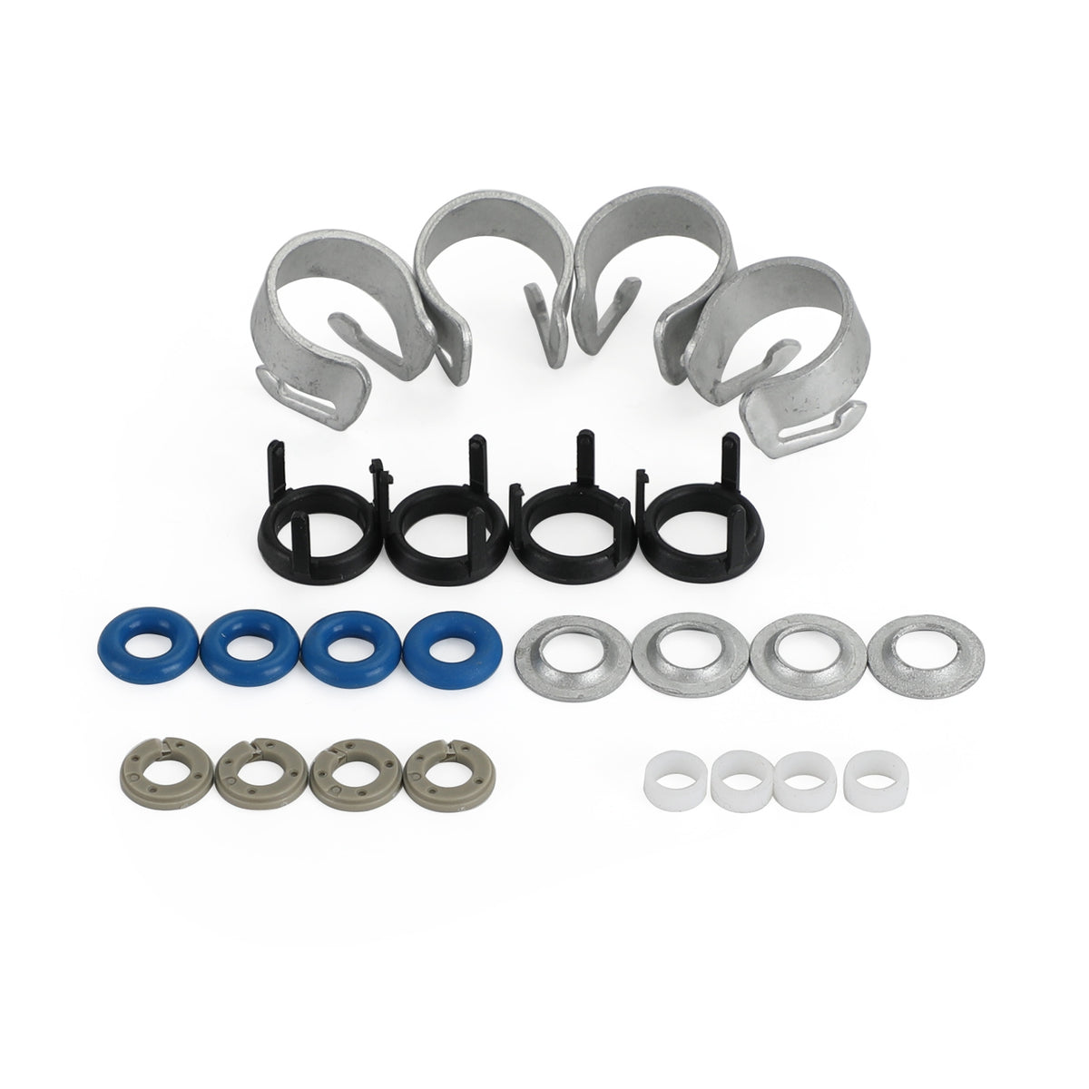 4PCS Fuel Injectors O-ring Seals Repair Kits Fit AUDI A3 A4 A5 A7 Fit Jetta GTI