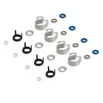 4PCS Fuel Injectors O-ring Seals Repair Kits Fit AUDI A3 A4 A5 A7 Fit Jetta GTI