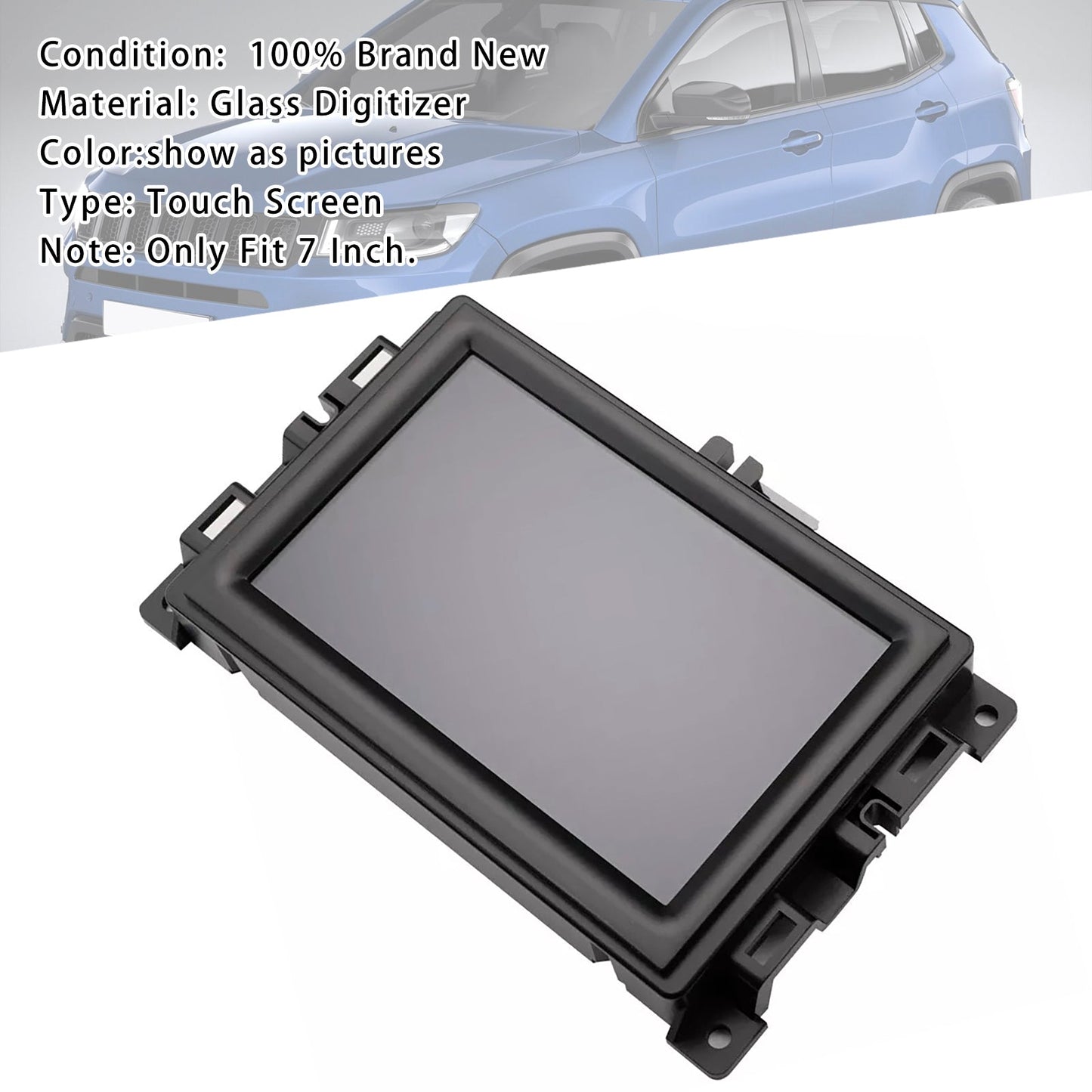 2017-2020 Jeep Compass Car Radio Navigation 7" LCD Display Touch Screen ACT3S5370FPC-A1-E